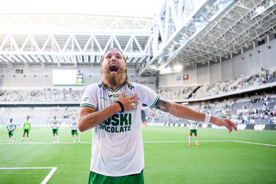 Hammarbys Bjørn Paulsen jublar