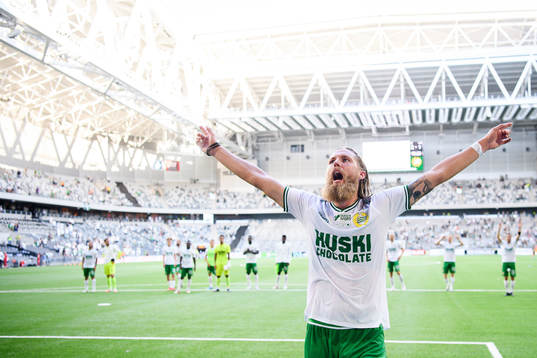 Hammarbys Bjørn Paulsen jublar