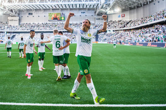 Hammarbys Bjørn Paulsen jublar