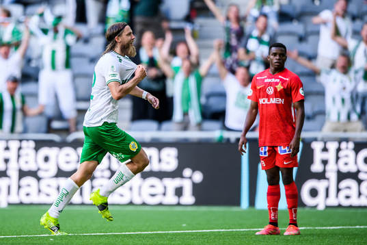 Hammarbys Bjørn Paulsen jublar