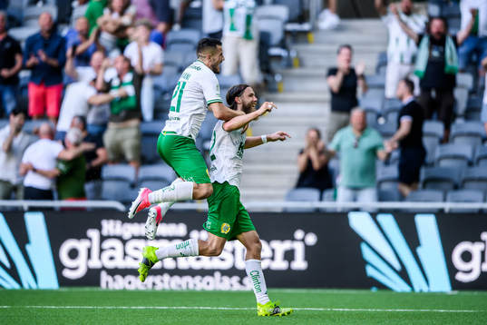 Hammarbys Bjørn Paulsen jublar