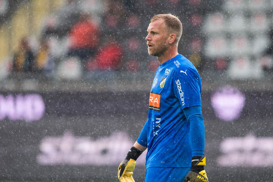 Goalkeeper Peter Abrahamsson of Häcken