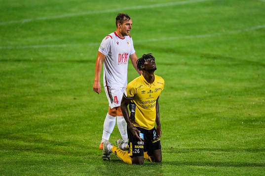 Marokhy Ndione of Elfsborg celebrates after scoring 0-3