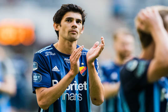 Djurgårdens Jesper Nyholm jublar