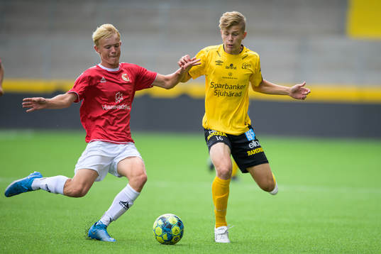 Kalmars Gustav Arvidsson och Elfsborgs Gottfrid Rapp