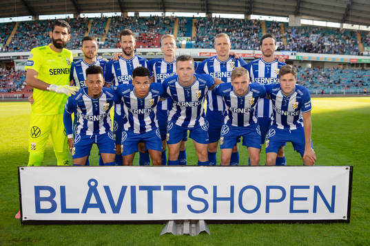 IFK Göteborgs startelva innan fotbollsmatchen i