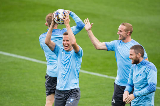 Niklas Moisander, Franz Brorsson and Lasse Nielsen