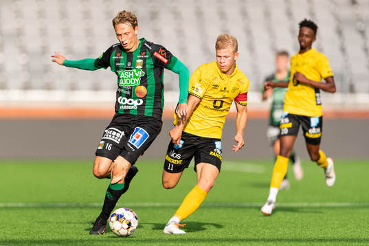 Varbergs Alexander Johansson och Elfsborgs Filip Gustafsson