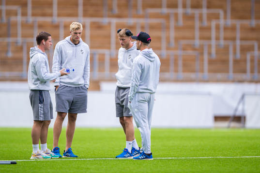 Östers Alex Thor Hauksson, Filip Örnblom och Emil