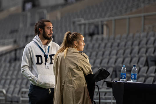 Mika Zibanejad och Irma Helin