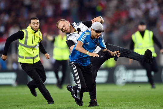  Promblem with intruders of the pitch