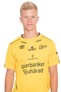 Filip Gustafsson Elfsborg U19 poserar för porträtt den 12 augusti 2021 i Borås. 