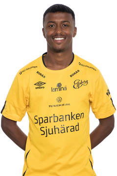 Awil Hassan Elfsborg U19 poserar för porträtt den 12 augusti 2021 i Borås. 