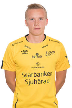 Arvid Skantz Elfsborg U19 poserar för porträtt den 12 augusti 2021 i Borås. 