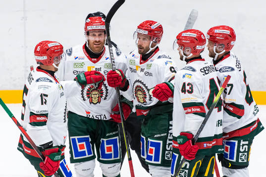 Frölundas Anders Grönlund, Jens Olsson, Michael Spacek
