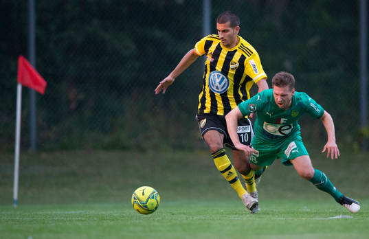 IFK Hässleholms Mustafa Owaid i matchen i division 2 mellan BK Olympic och IFK Hässleholm i Malmö 13 augusti 2021.