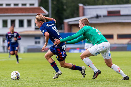 Östers Isak Magnusson och Jönköpings Jesper Svensson
