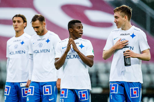 IFK Norrköpings Ishaq Abdulrazaq och Isak Bergmann Johannesson