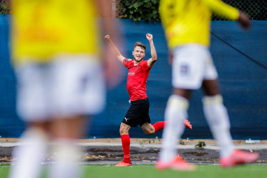 Vasalunds Ekin Bulut jublar efter 2-1