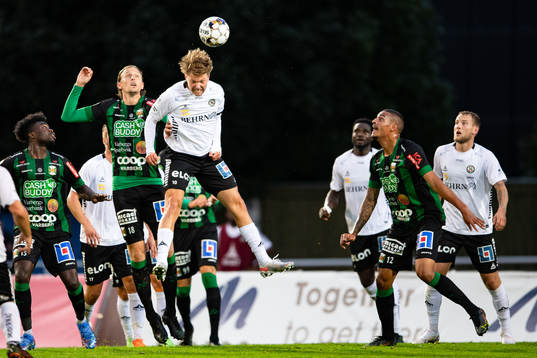 Varbergs Joakim Lindner och Örebros Martin Broberg