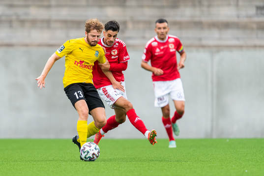 Lunds Rebin Asaad  och Kalmars Noah Shamoun