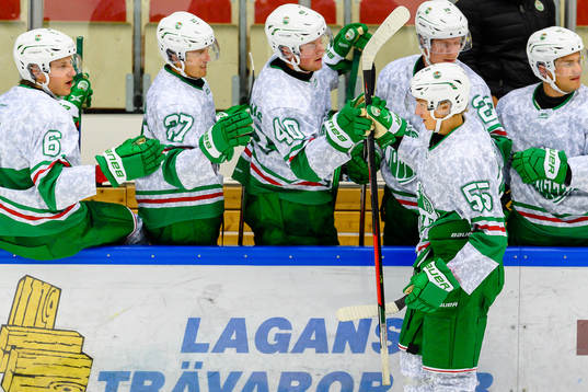 Rögles William Strömgren jublar