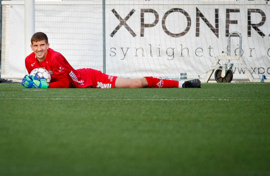 Örebros målvakt Bobby Allain