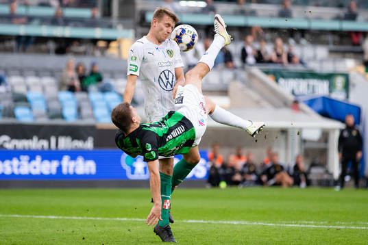 Jönköpings Daniel Strandsäter och GAIS Johan Andersson