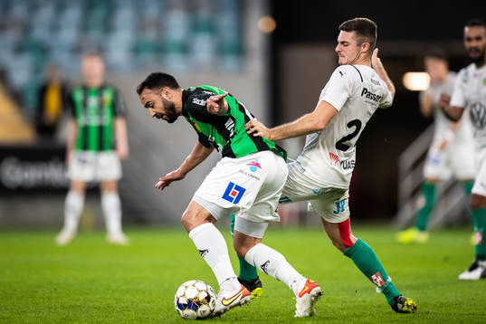 GAIS Richard Yarsuvat  och Jönköpings Marko Nikolic