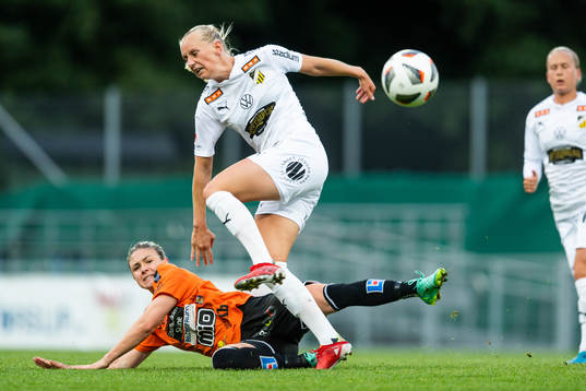 Kristianstads Delaney Baie Pridham mot Häckens Stina