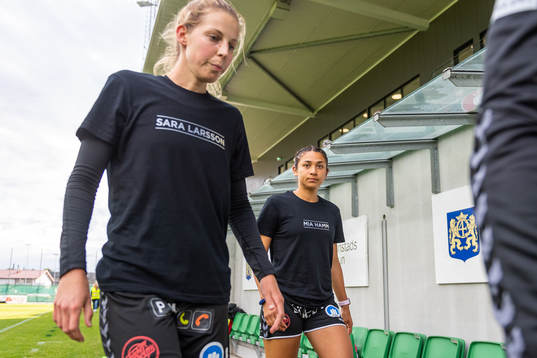 Kristianstads Amanda Edgren och Miranda Nild