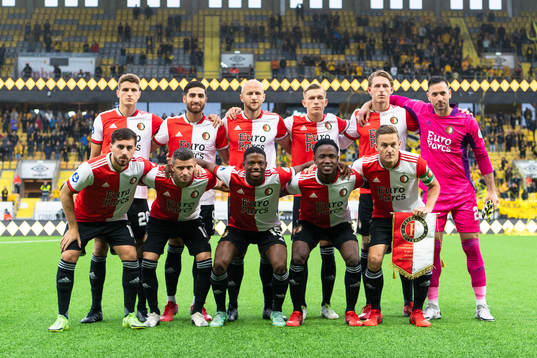   Guus Til, Alireza Jahanbakhsh, Gernot Trauner, Marcus Pedersen and Wouter Burger. Bottom row from the left: Orkun Kokcu, Bryan Linssen, Tyrell Malacia, Luis Sinisterra and Jens Toornstra.