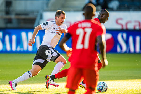 Even Hovland of Rosenborg and Sehrou Guirassy of Rennes