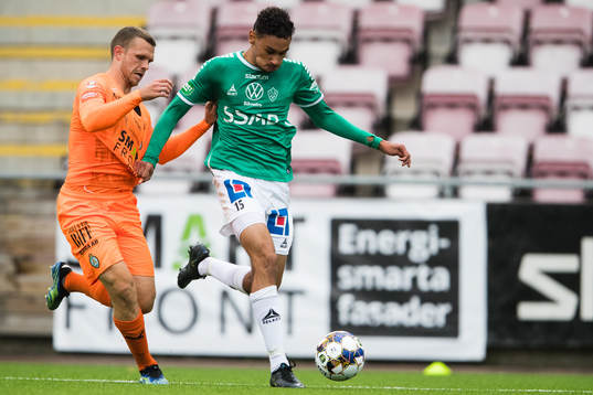 AFC Eskilstunas Jesper Manns och Brages Joakim Persson