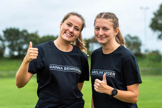Borgebys Thea Birgerud och Kajsa Arthursson