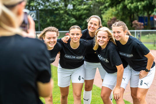 Borgebys Nova Karlsson, Matilda Andersson, Thea Birgerud, Agnes Eklöf och Kajsa Arthursson