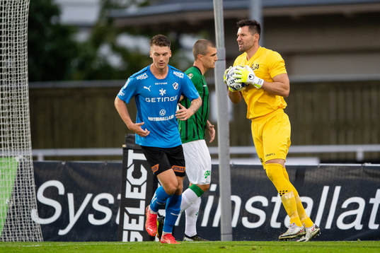 Varbergs målvakt Stojan Lukic