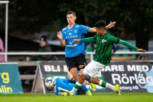 Halmstads Markus Antonsson och Varbergs Luke le Roux