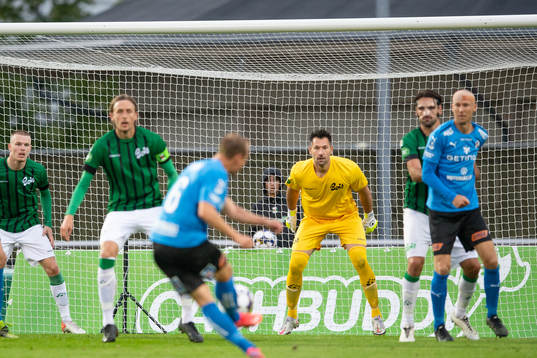 Varbergs målvakt Stojan Lukic