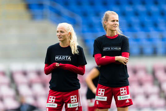 Piteås Astrid Larsson och Maja Green
