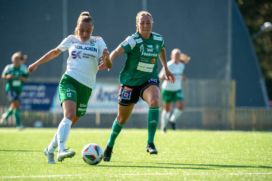 Moröns Villemo Dahlqvist och Mallbackens Linnea Berger