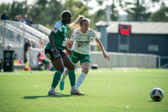 Moröns Villemo Dahlqvist och Mallbackens Ritah Kivumbi