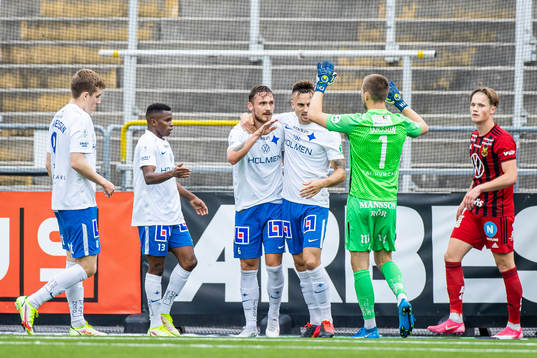 IFK Norrköpings Linus Wahlqvist, Henrik Castegren och