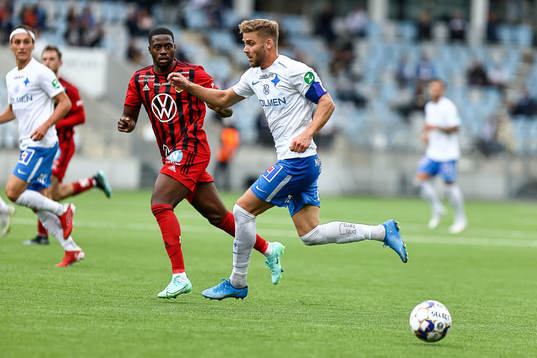 Östersunds Isak Ssewankambo och IFK Norrköpings