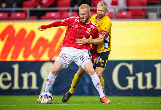 Kalmars Nils Fröling och Elfsborgs Johan Larsson