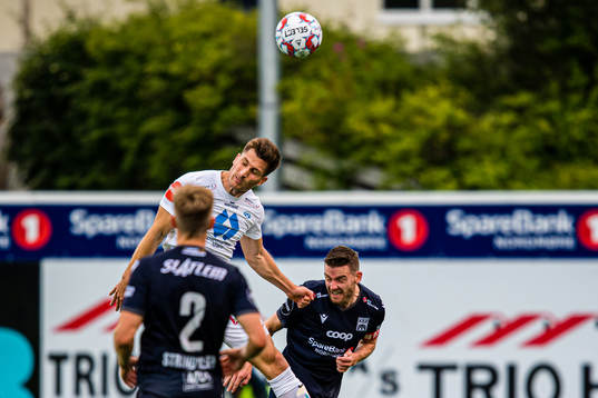 Kristoffer Haugen of Molde and Bendik Bye of Kristiansund