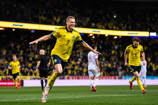 Viktor Claesson of Sweden celebrates