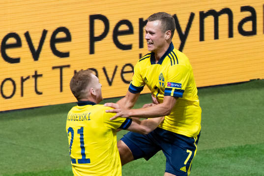 Viktor Claesson celebrates