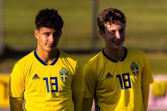 Sveriges André Alvarez Perez och Malte Wester