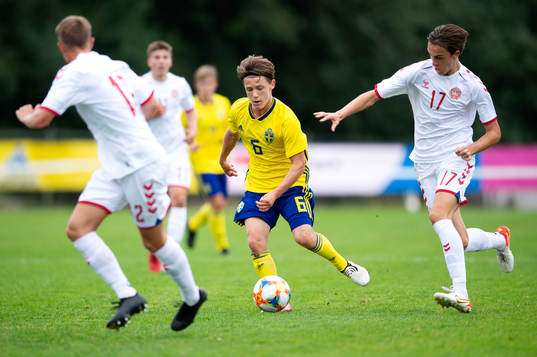 Sveriges Melwin Berg och Danmarks William Clem